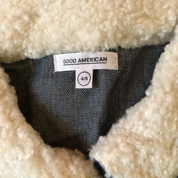 GOOD AMERICAN Boyfriend Denim Jacket Plus 18 - Picture 6 of 13